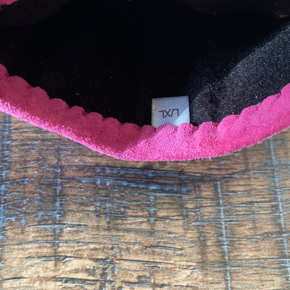 🌷Vintage🌷Pink Suede Gloves - Picture 3 of 3